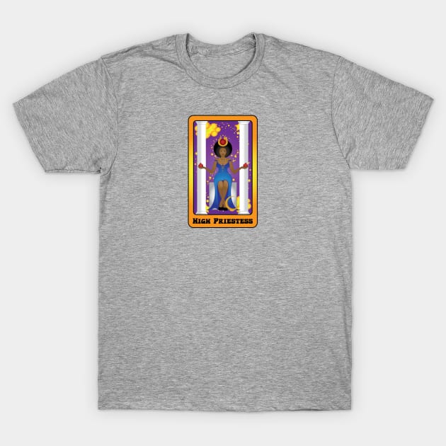 The High Priestess T-Shirt by DQDesigns By Chele